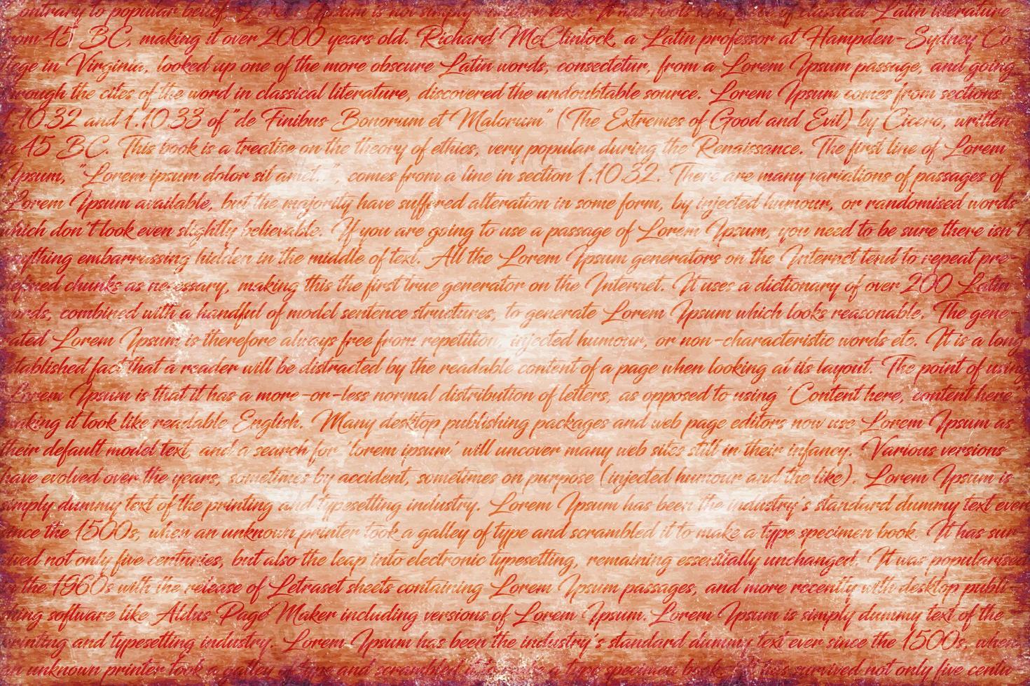 Vintage Script Background, Old Script Background photo