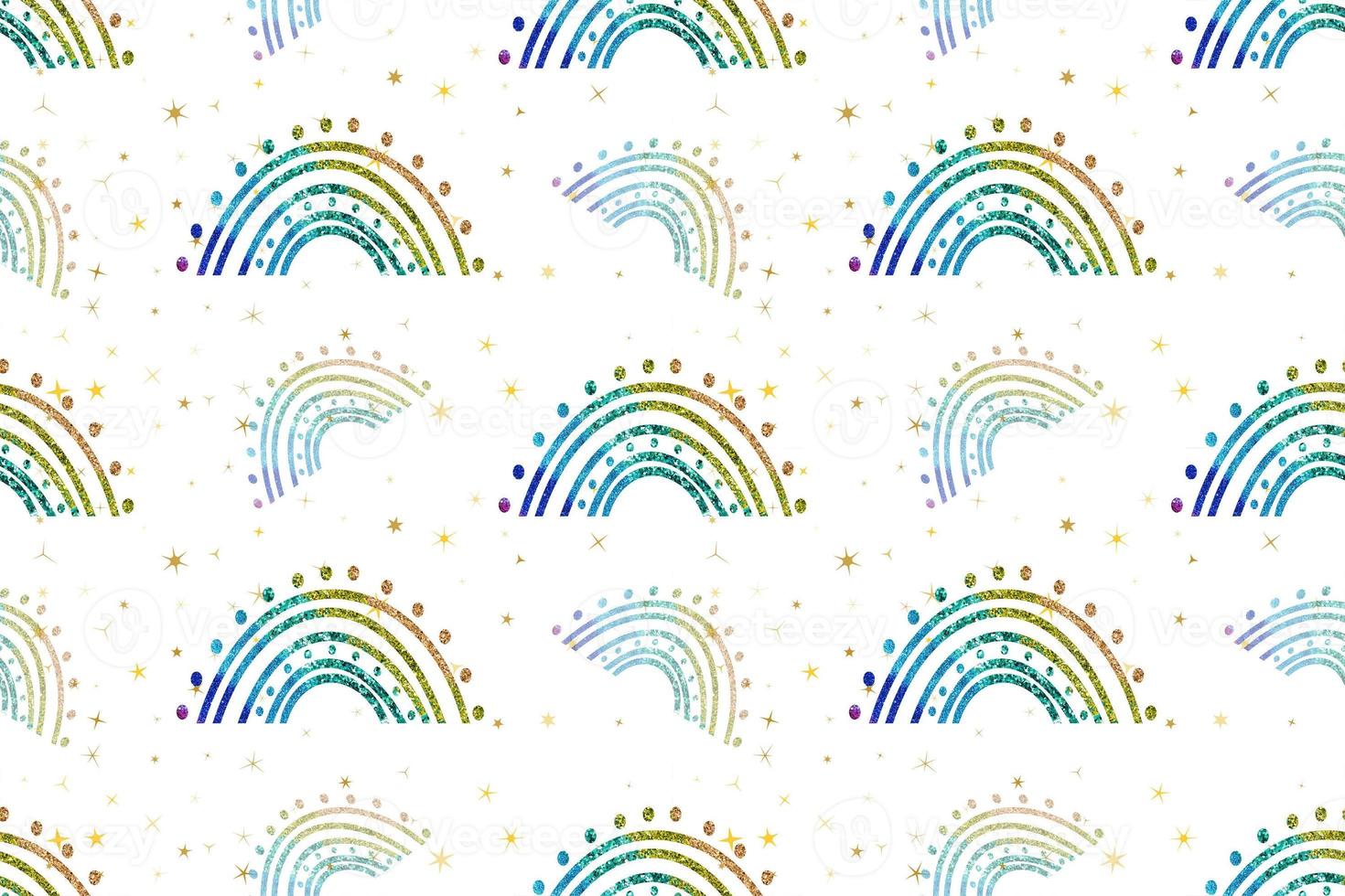 Rainbow Seamless Pattern, Rainbow Seamless Background photo