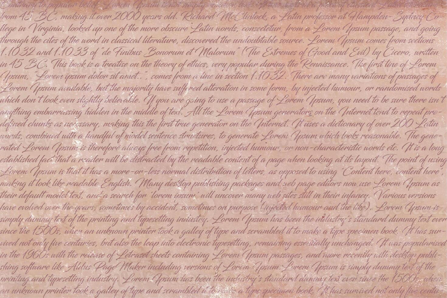 Vintage Script Background, Old Script Background 11332262 Stock Photo ...