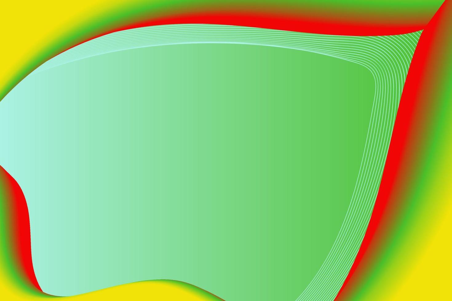 diseño de fondo abstracto simple y minimalista con color verde, rojo y amarillo vector