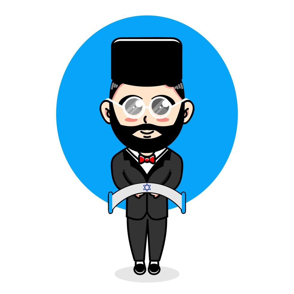 Character Design to Celebrate Hannukah vector