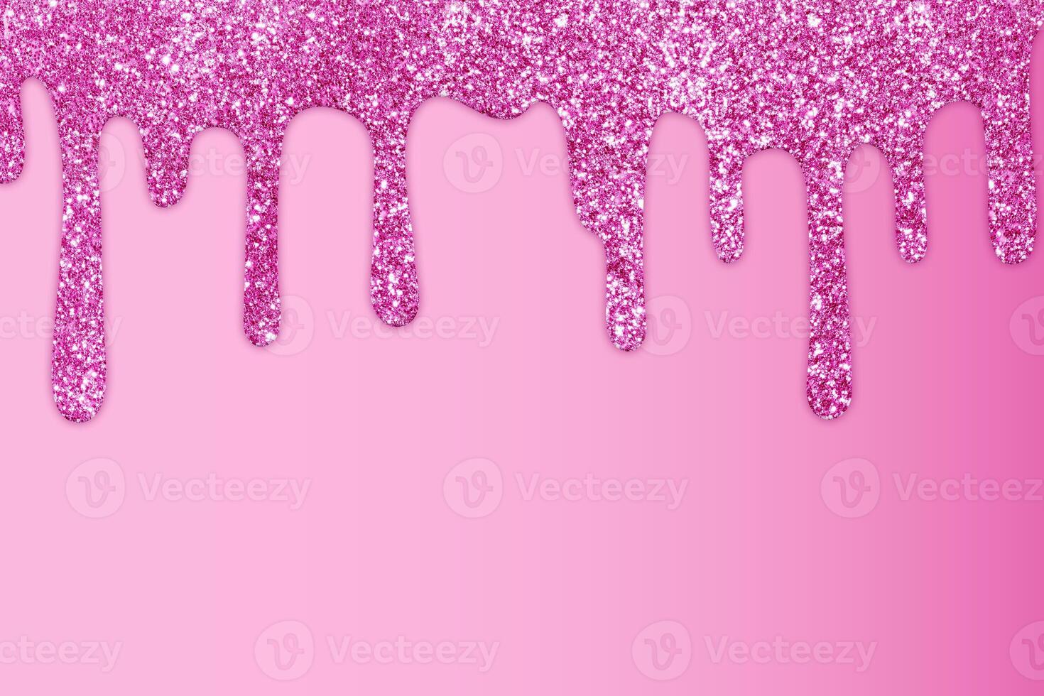 Pink Dripping Glitter Background photo