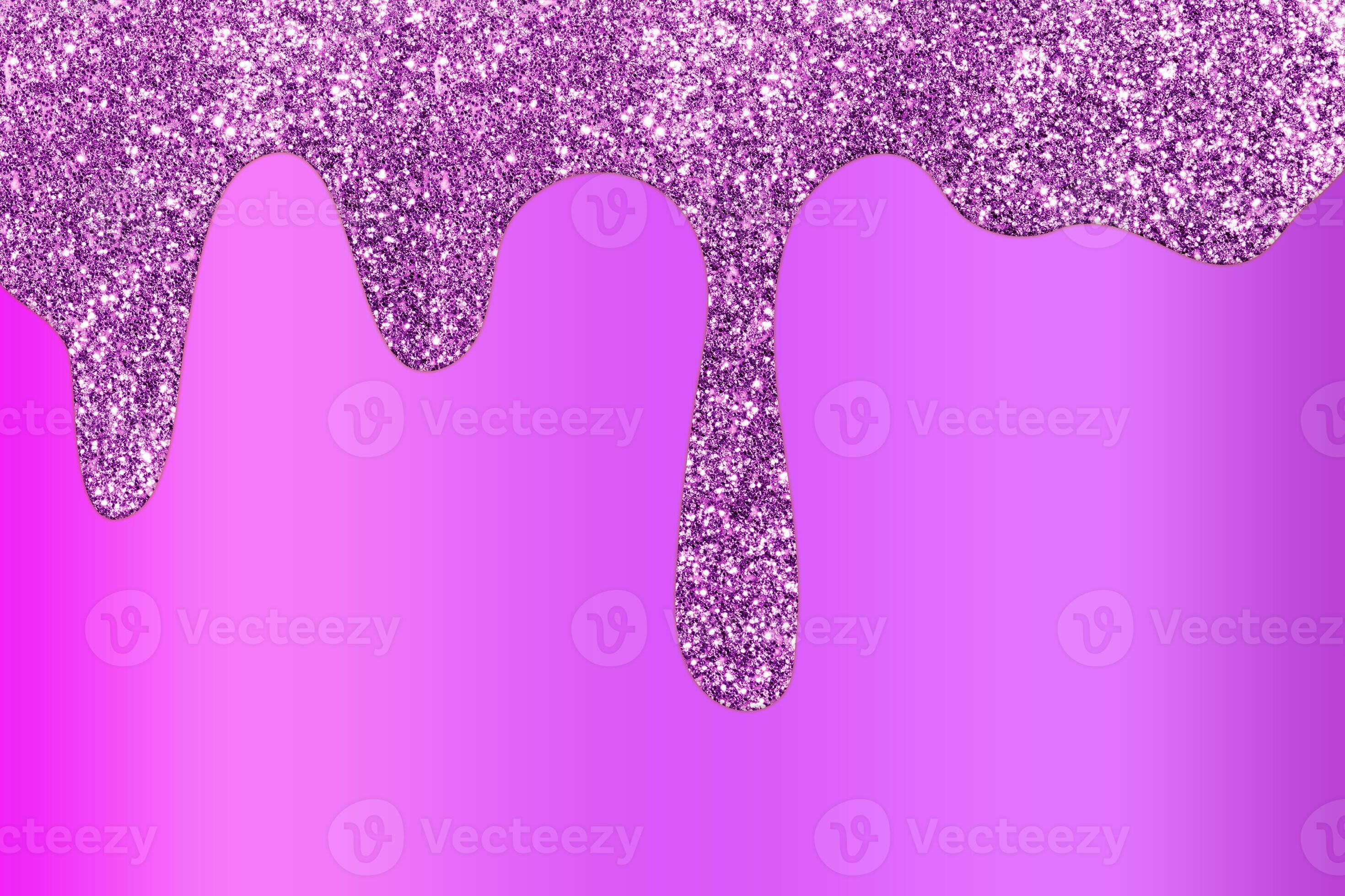 Purple dripping glitter background, Dripping Glitter Background