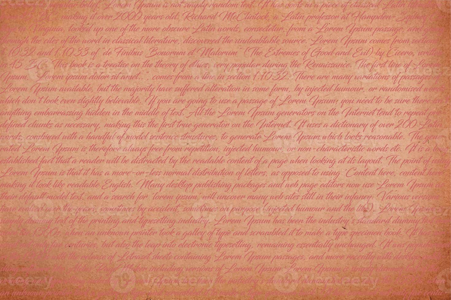 Vintage Script Background, Old Script Background photo