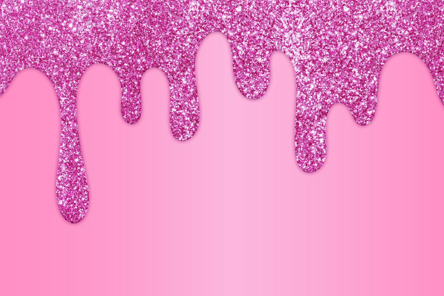 Pink Dripping Glitter Background photo