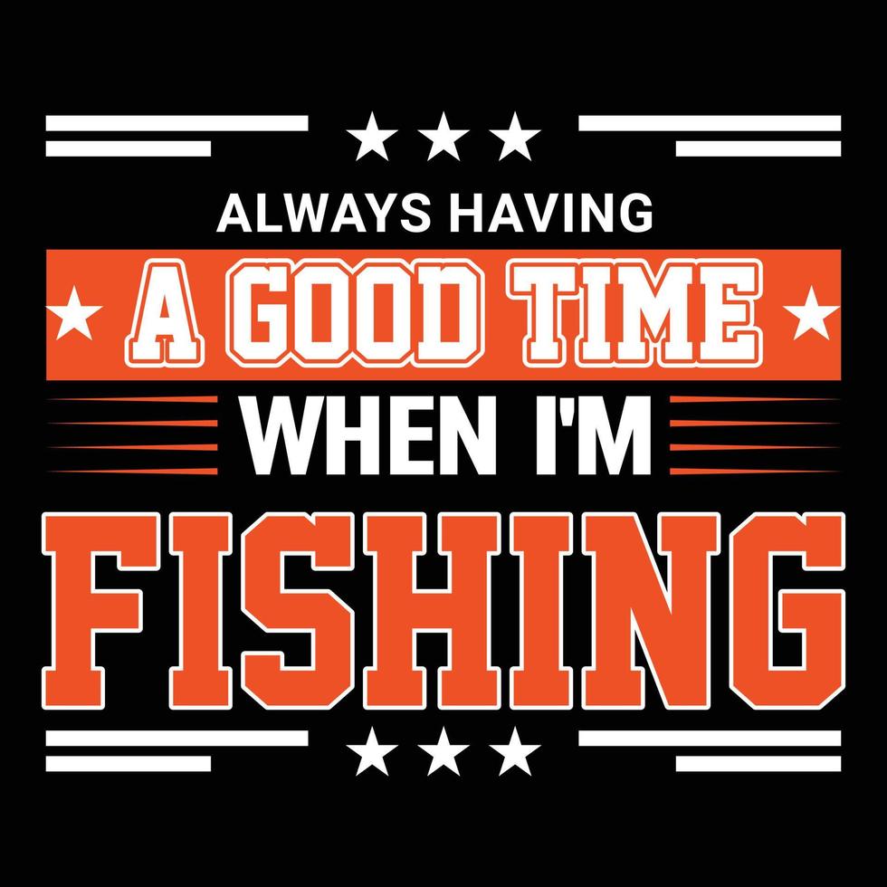 Fishing tshirt design vector