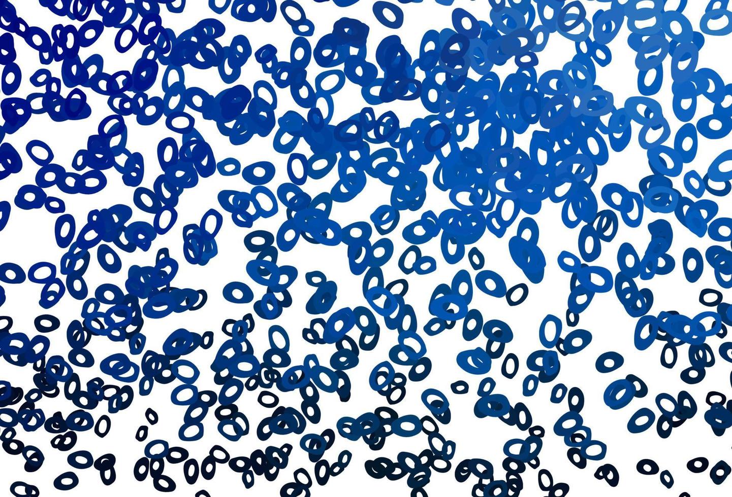 Fondo de vector azul oscuro con burbujas.