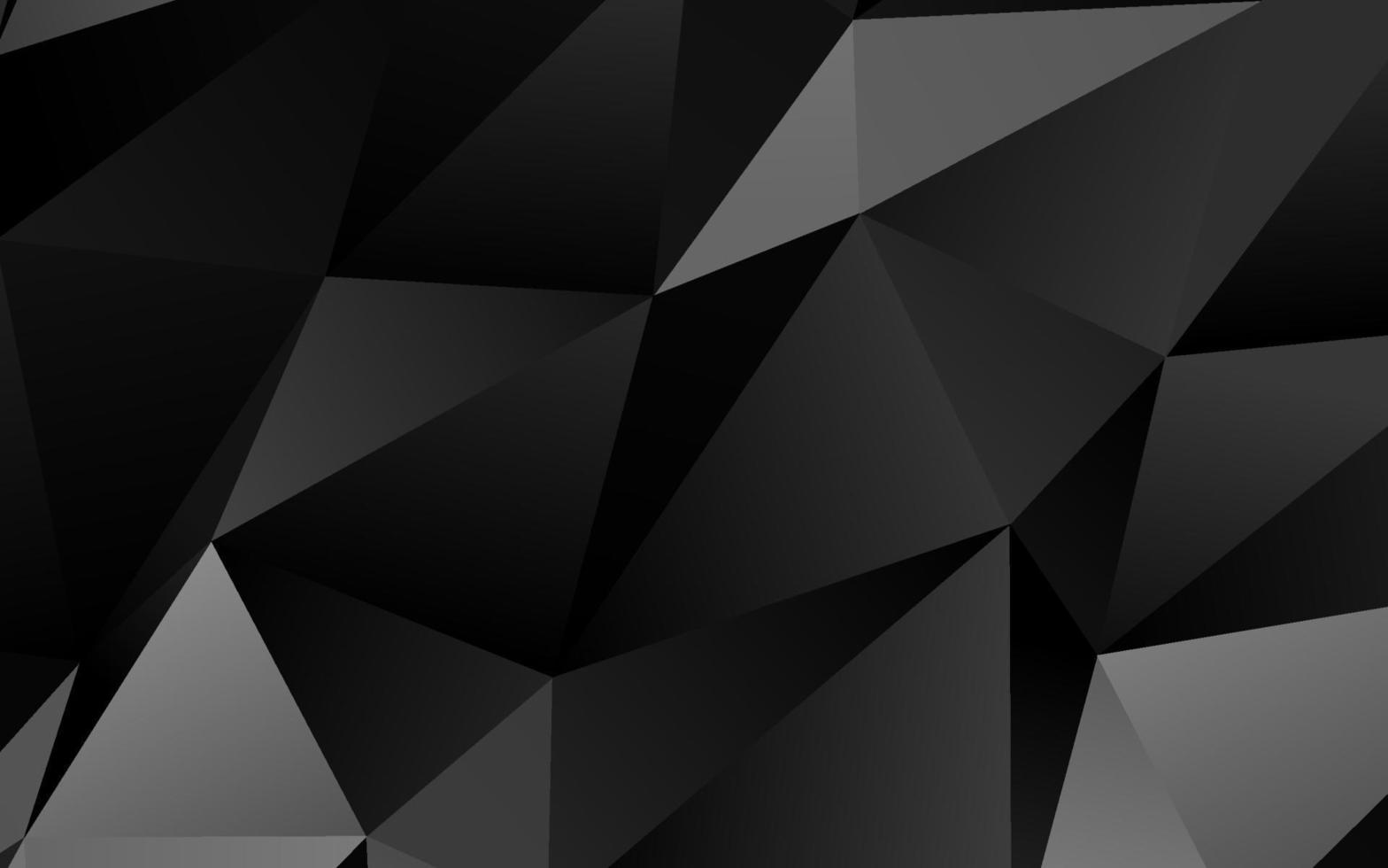 Dark Silver, Gray vector polygonal pattern.