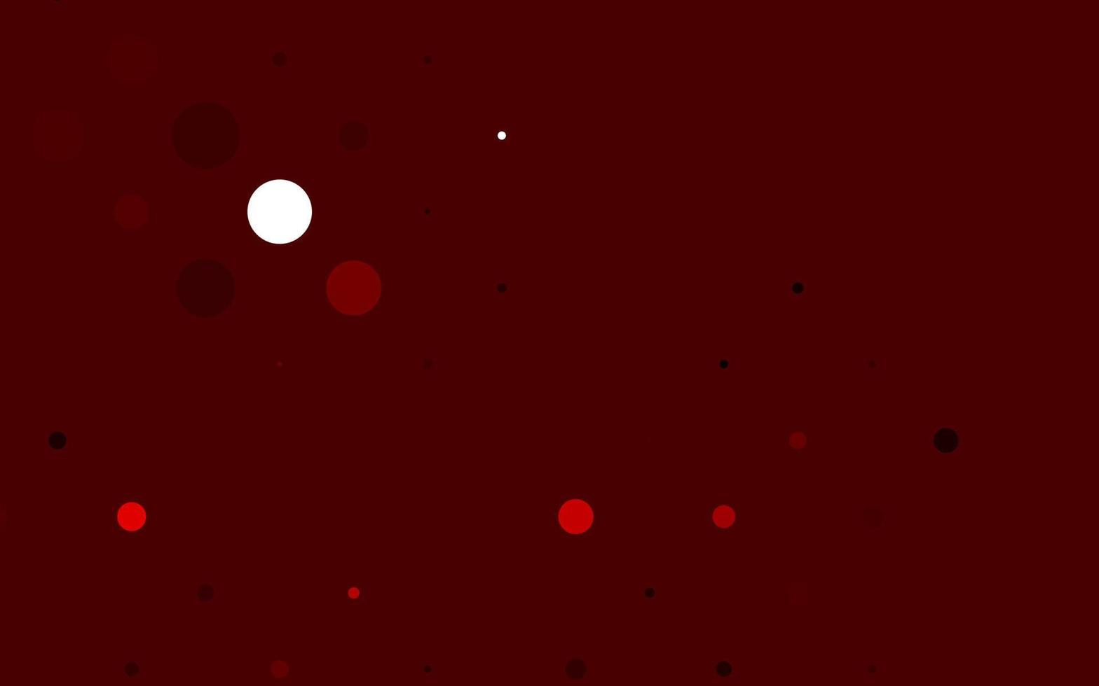 Light Red vector cover with spots.