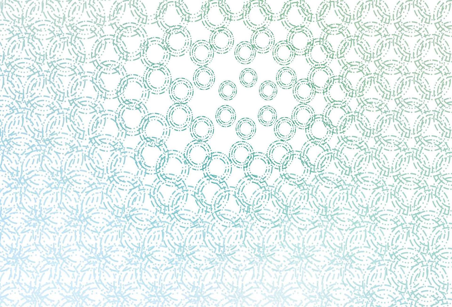 Light blue, green vector template with circles.