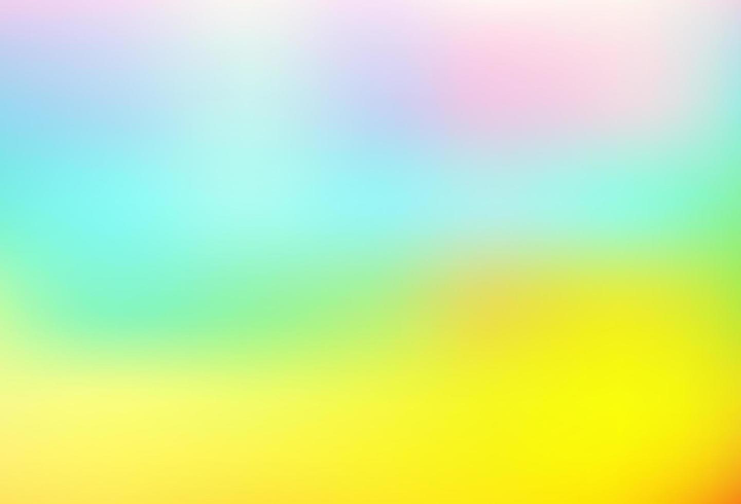 multicolor claro, plantilla de bokeh de vector de arco iris.