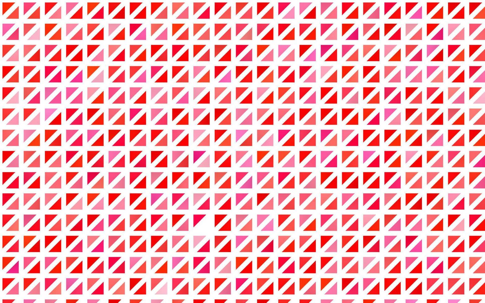 Light Red vector backdrop with lines, triangles.