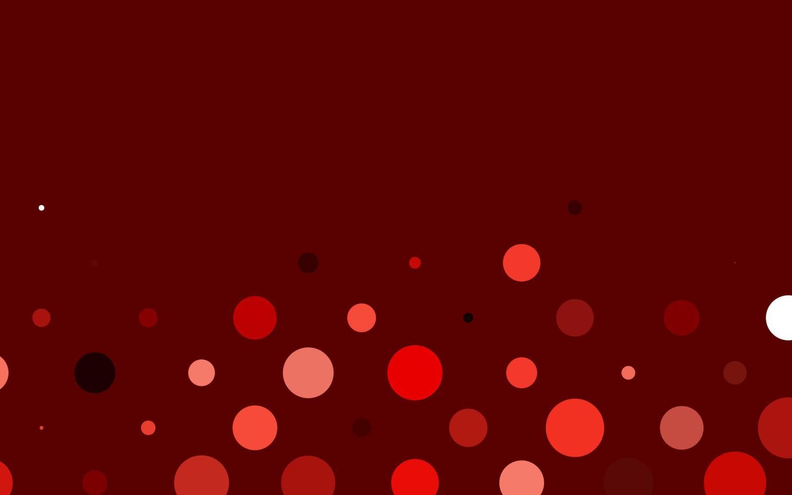 Light Red vector cover with spots.