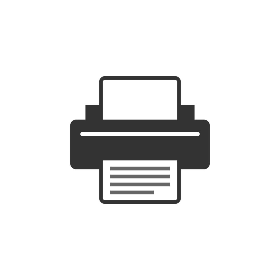 Printer icon design illustration vector