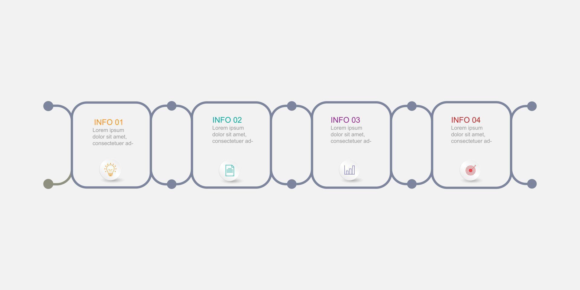 Infographic template vector