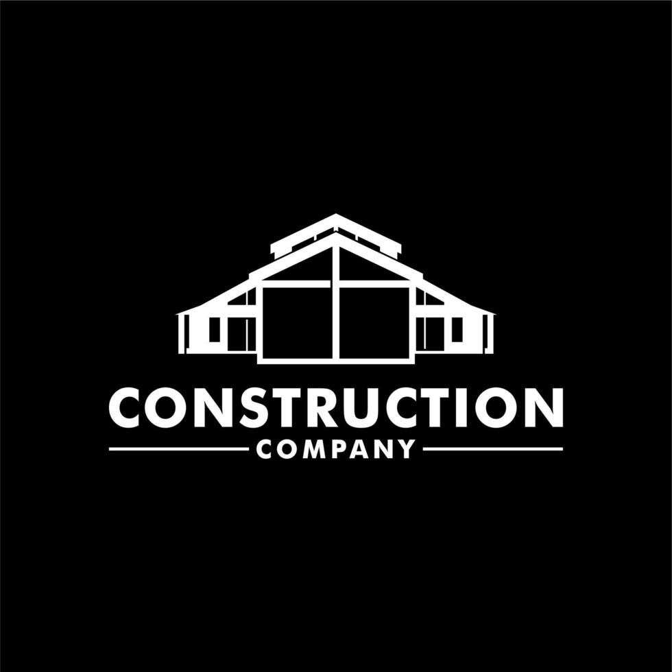 Home Construction Building Logo Vector Design