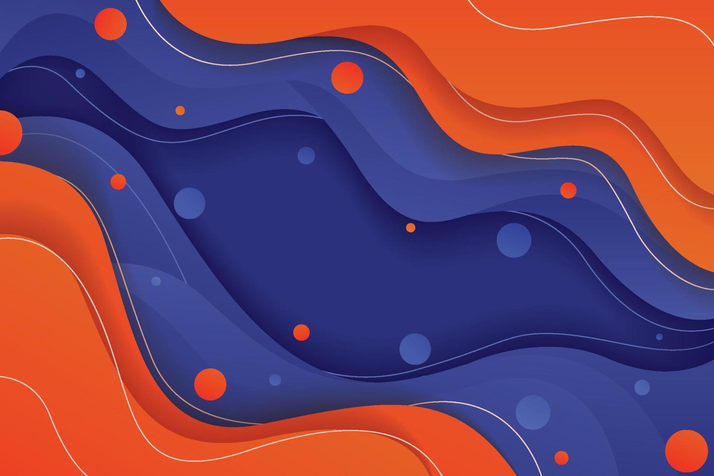 Blue Orange Background vector