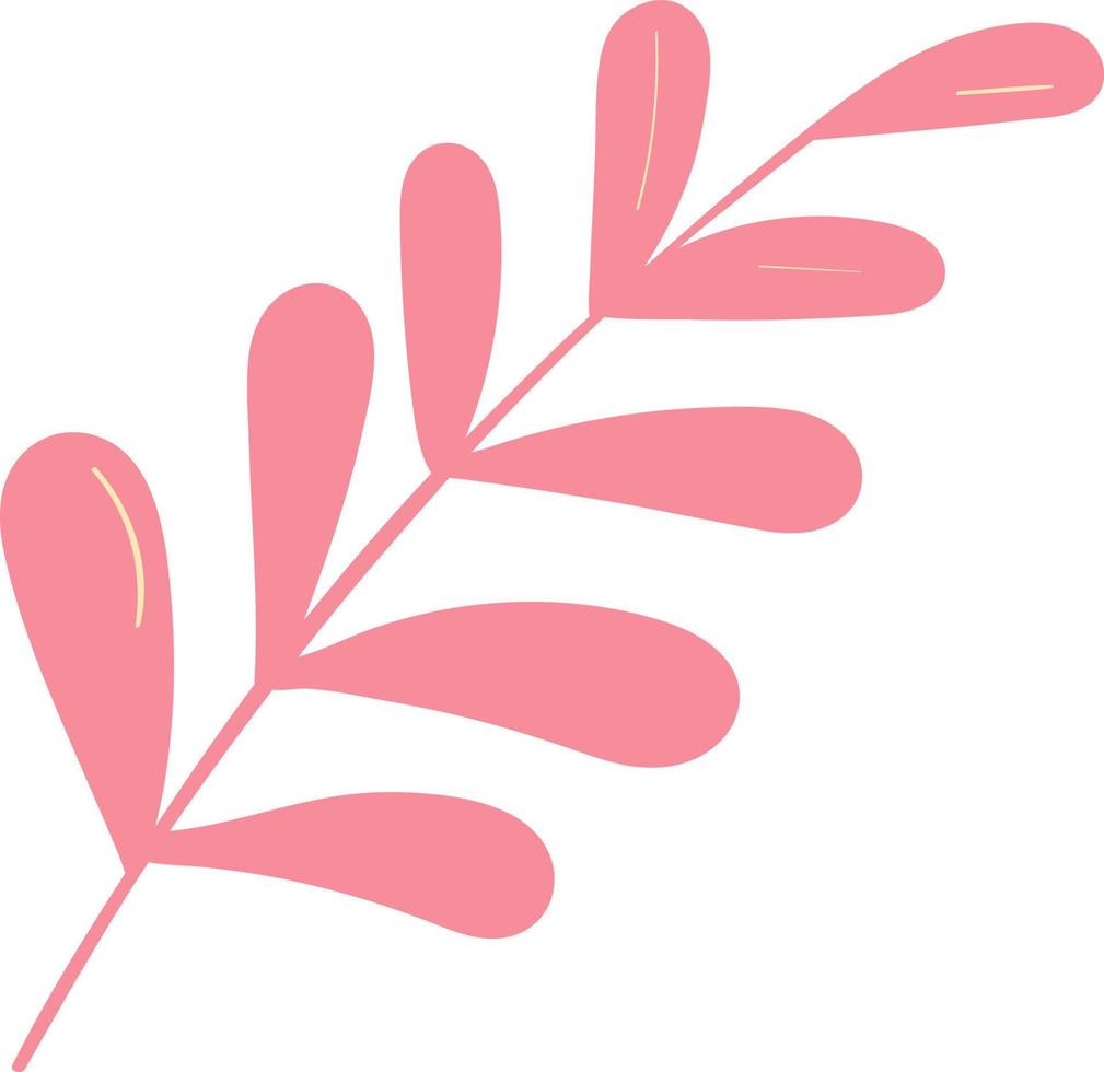 Foliage in a naive style vector