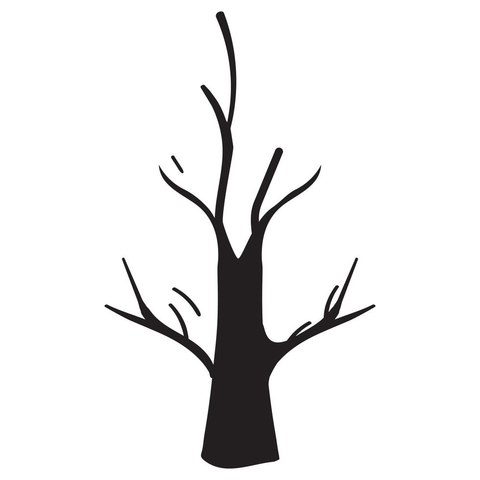 Autumn tree sketch vector