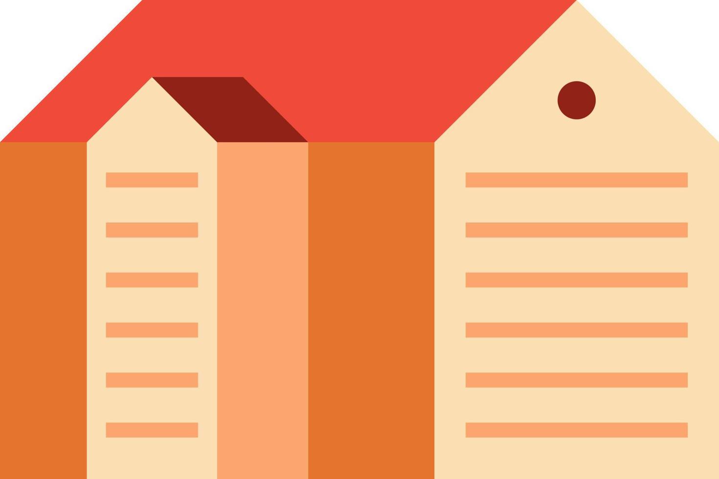 House many floors in the city. vector