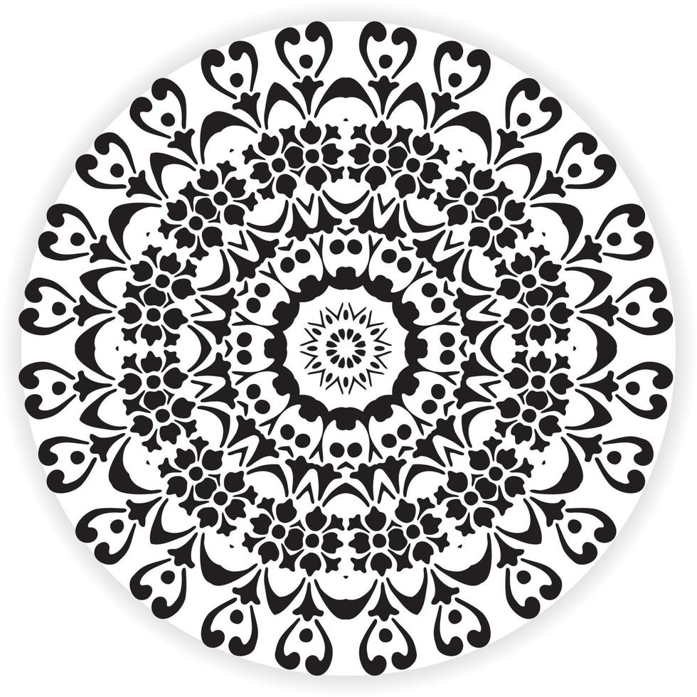 mandalas decorative elements, Mandala Background pattern, Mandala Coloring page, abstract mandala design vector