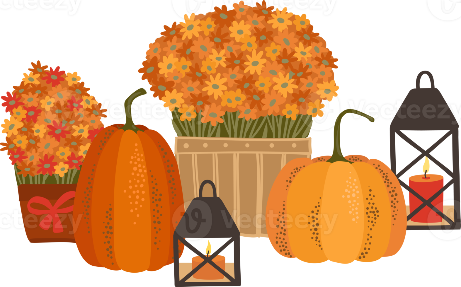 Happy Thanksgiving. Autumn decoration. png