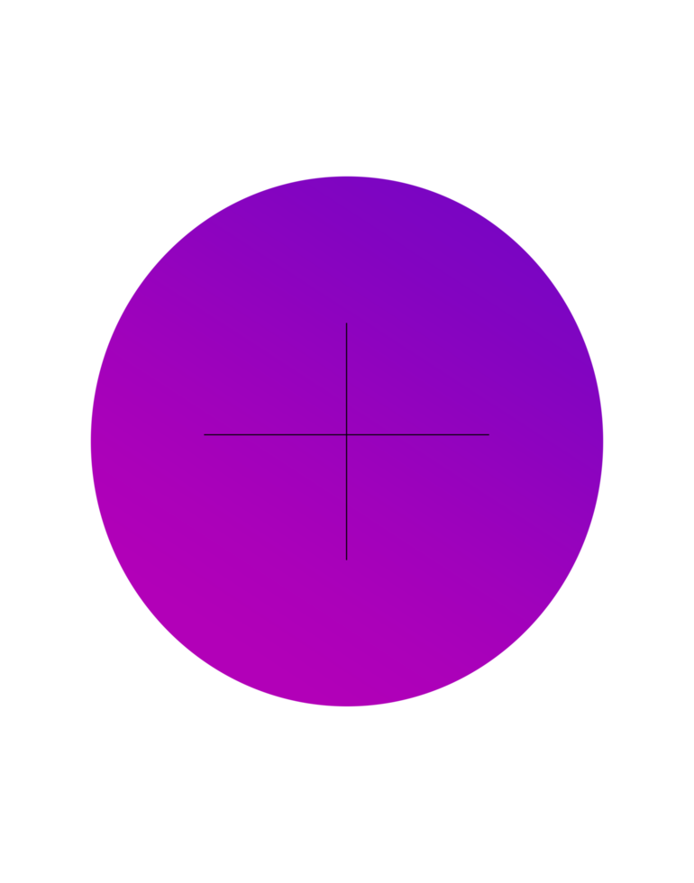 sinal de adição com cores gradientes png