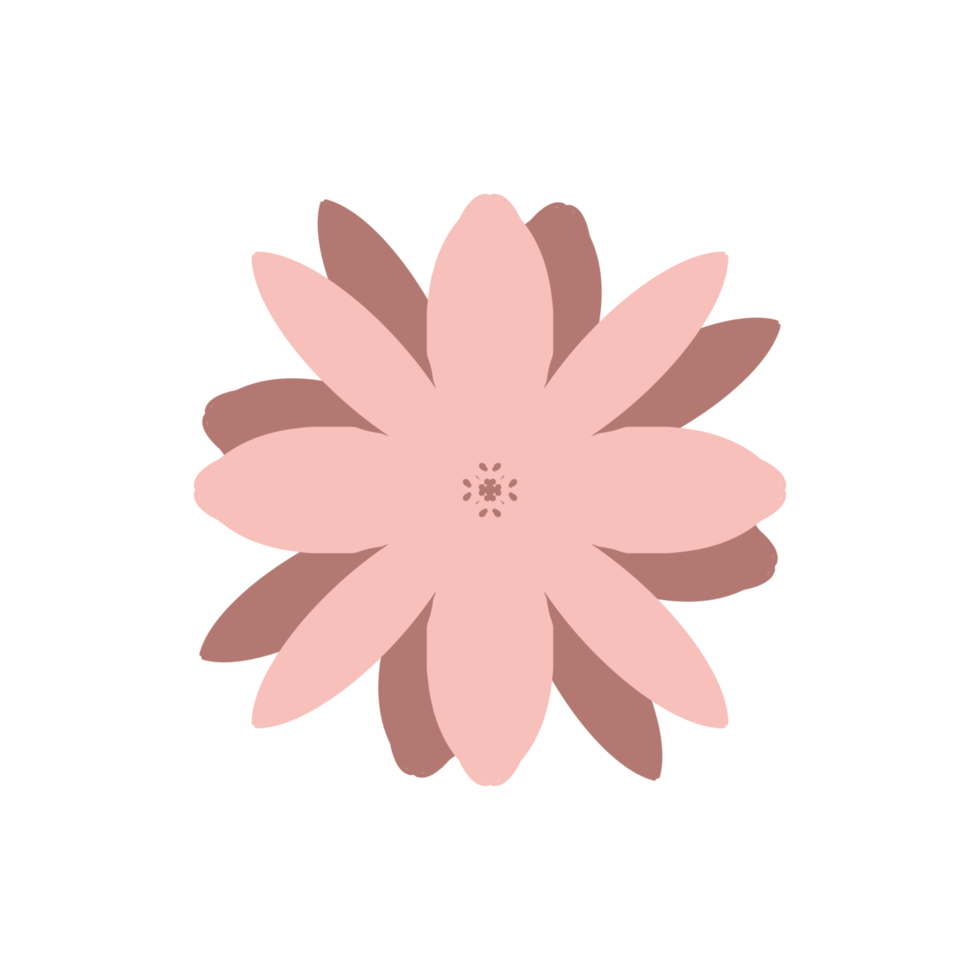 Layered Flower Clip Art png