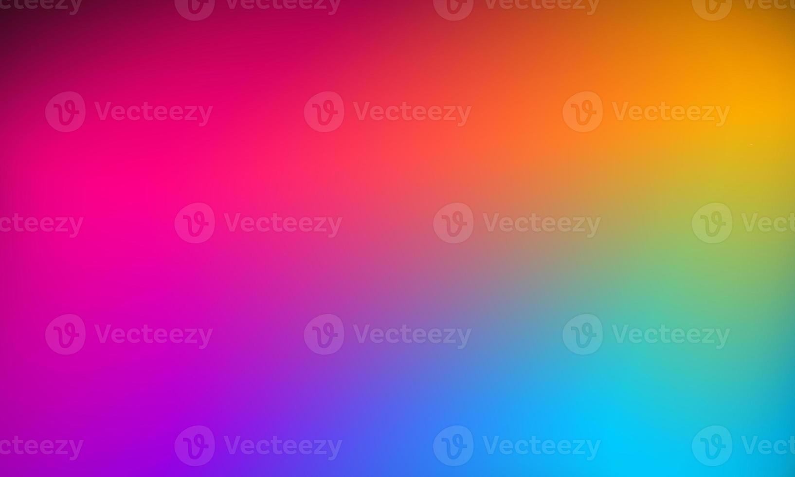 Abstract colorful blurred gradient background with light photo