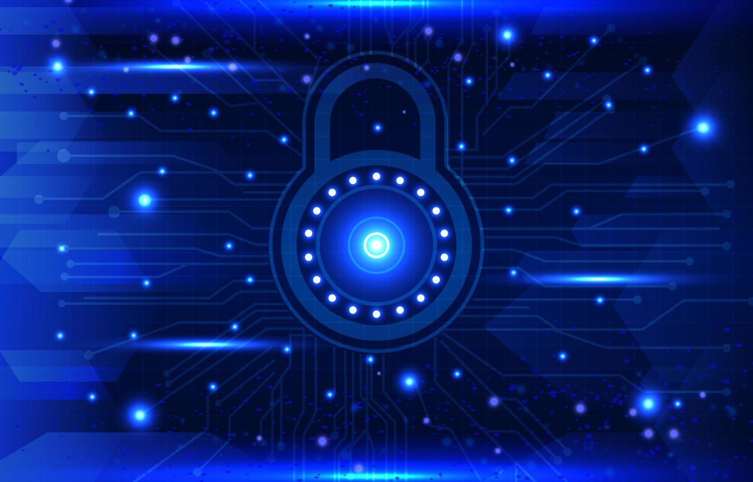 Cyber Security Background with Padlock 11338156 Vector Art at Vecteezy