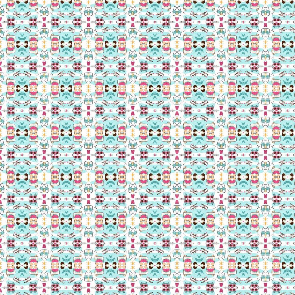 Multicolor Pattern Background,Unique Pattern Background. photo