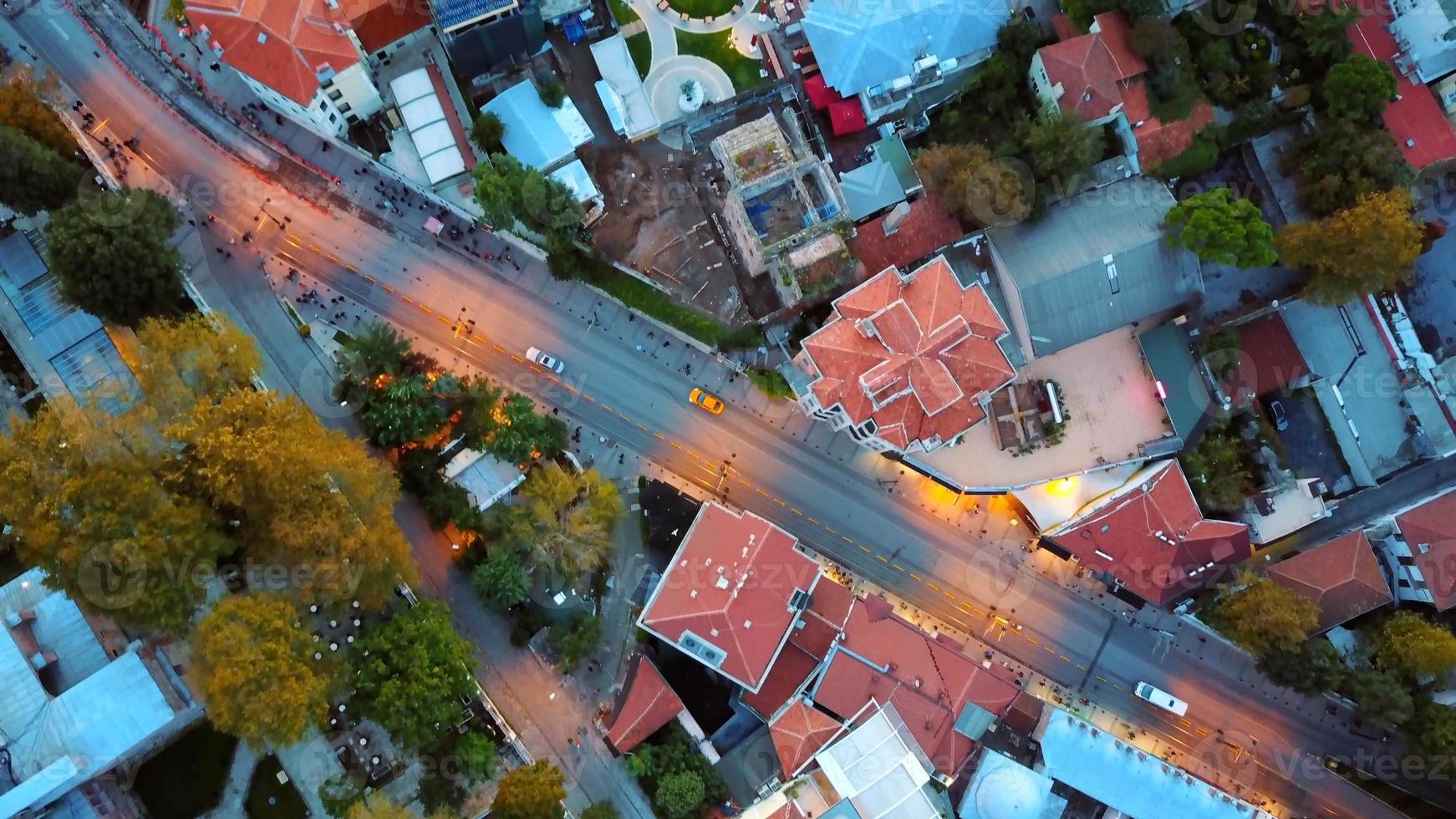 aerial photography of the city photo