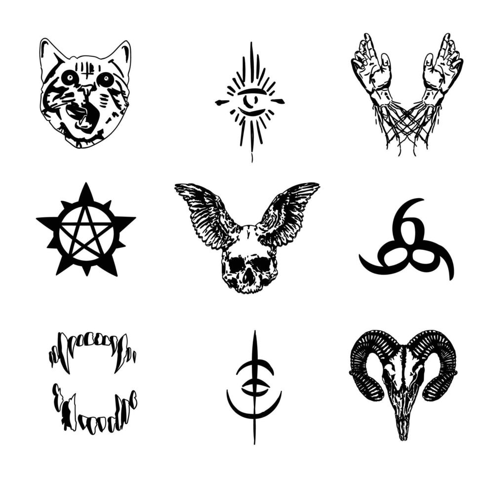doodle punk and horror art 11340084 Vector Art at Vecteezy doodle punk and horror art 11340084 Vector Art at Vecteezy