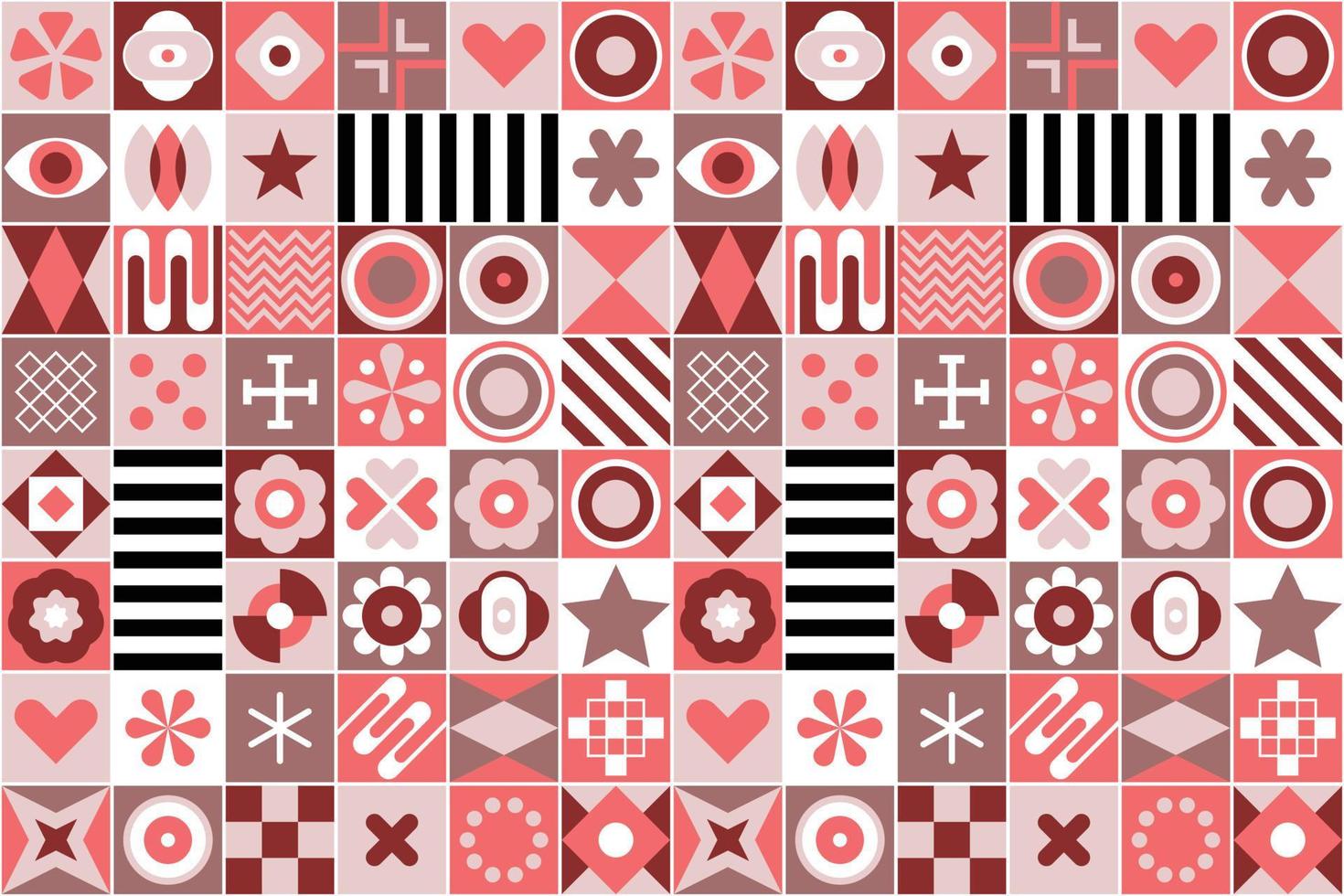 Abstract Geometric Patterns Background vector
