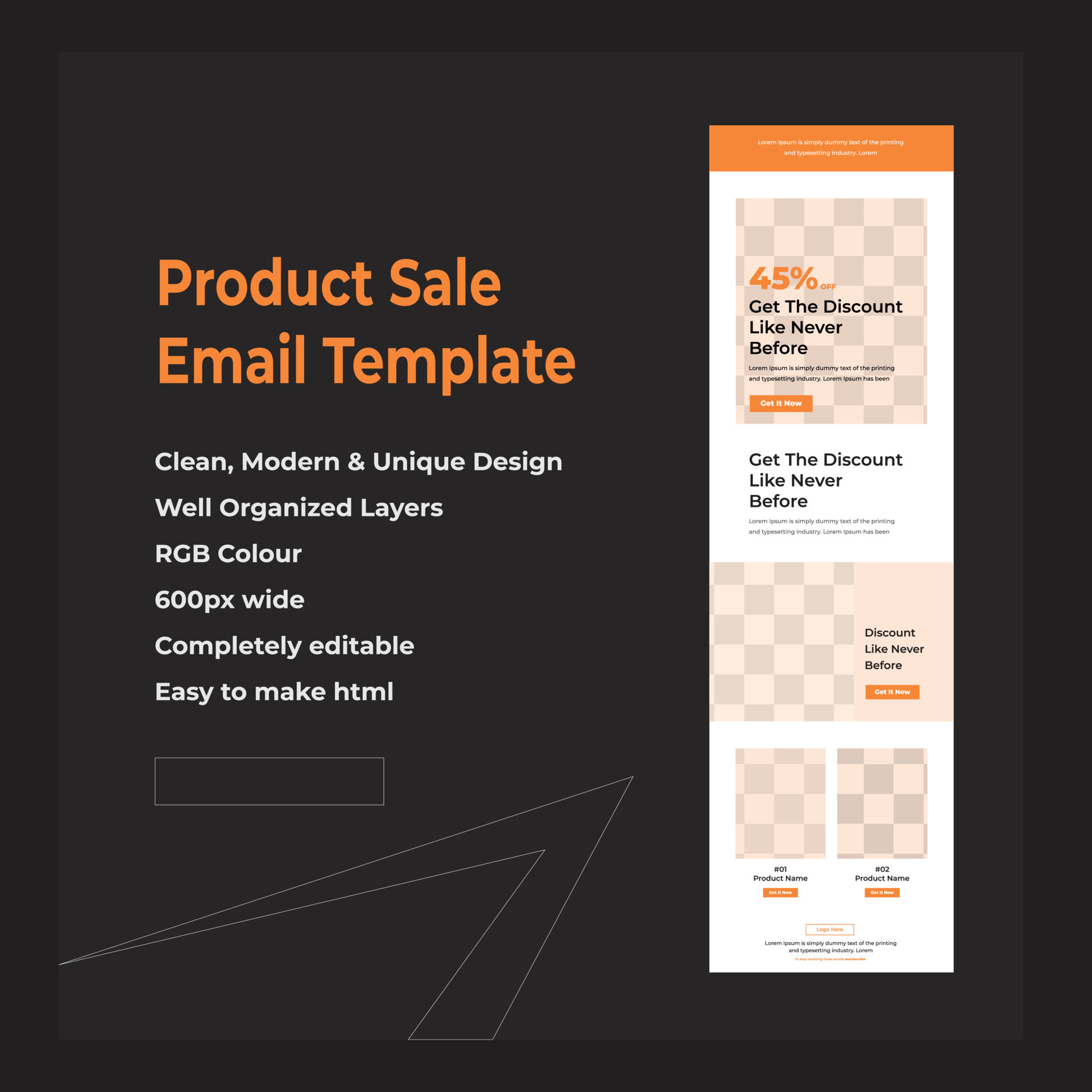 Email Template For Product Promotion 11341212 Vector Art at Vecteezy Email Template For Product Promotion 11341212 Vector Art at Vecteezy