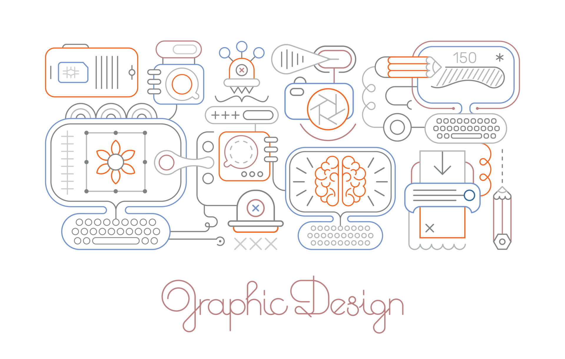Graphic Design Vector Line Art 11341222 Vector Art At Vecteezy Graphic Design Vector Line Art 11341222 Vector Art At Vecteezy