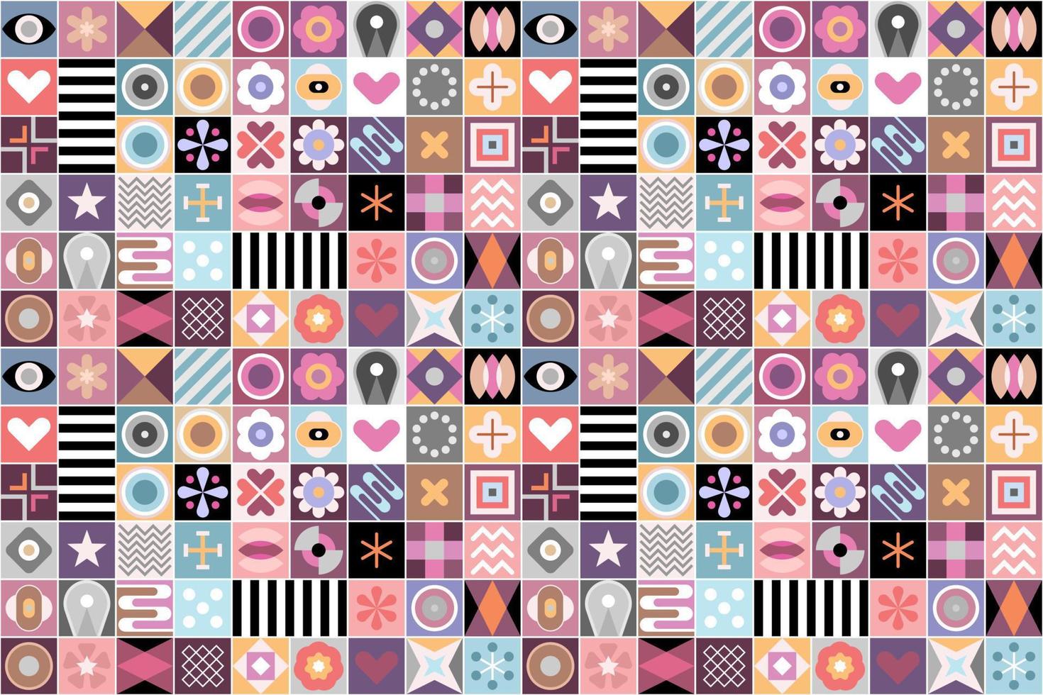 Abstract Geometric Patterns vector