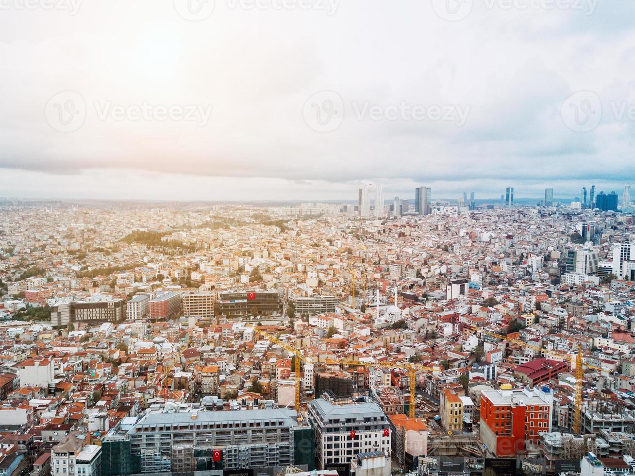 The view from the flight to Istanbul. photo