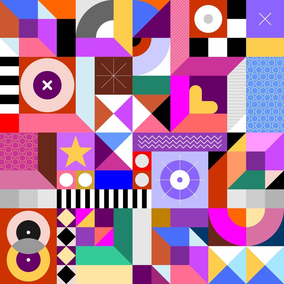 Abstract Geometric Design vector