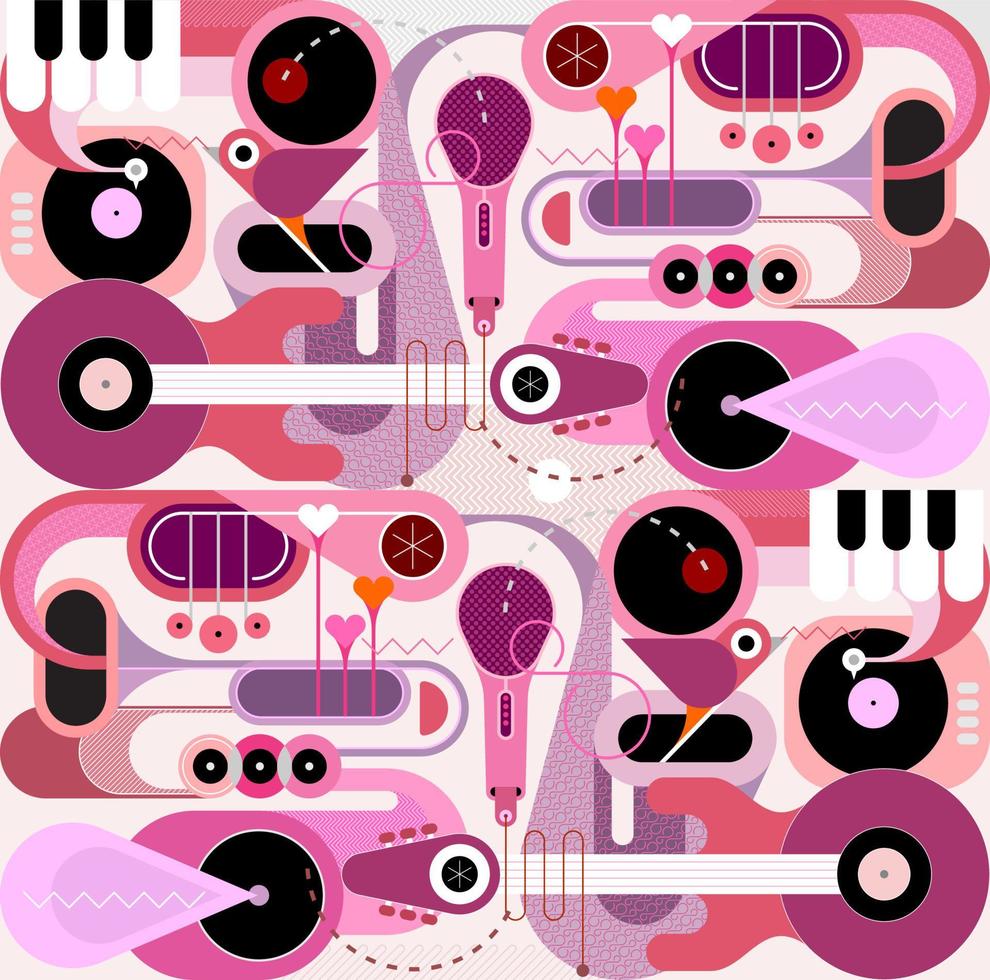 Music Background vector illustration