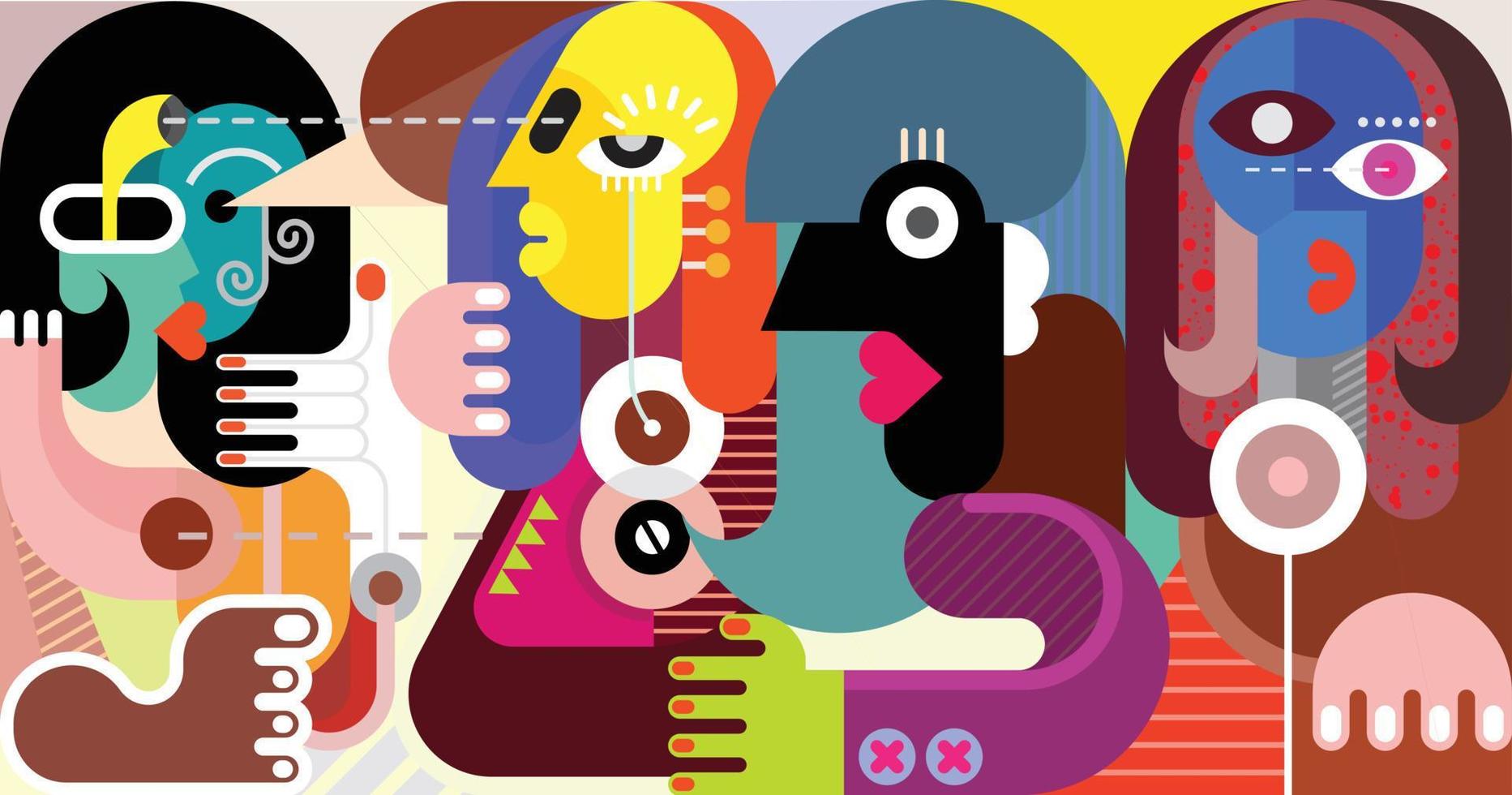 Group Of People vector