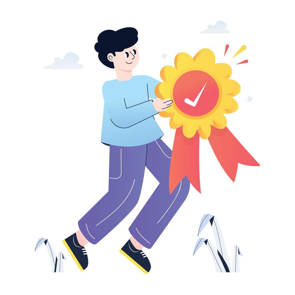 An illustrative vector of watering plant