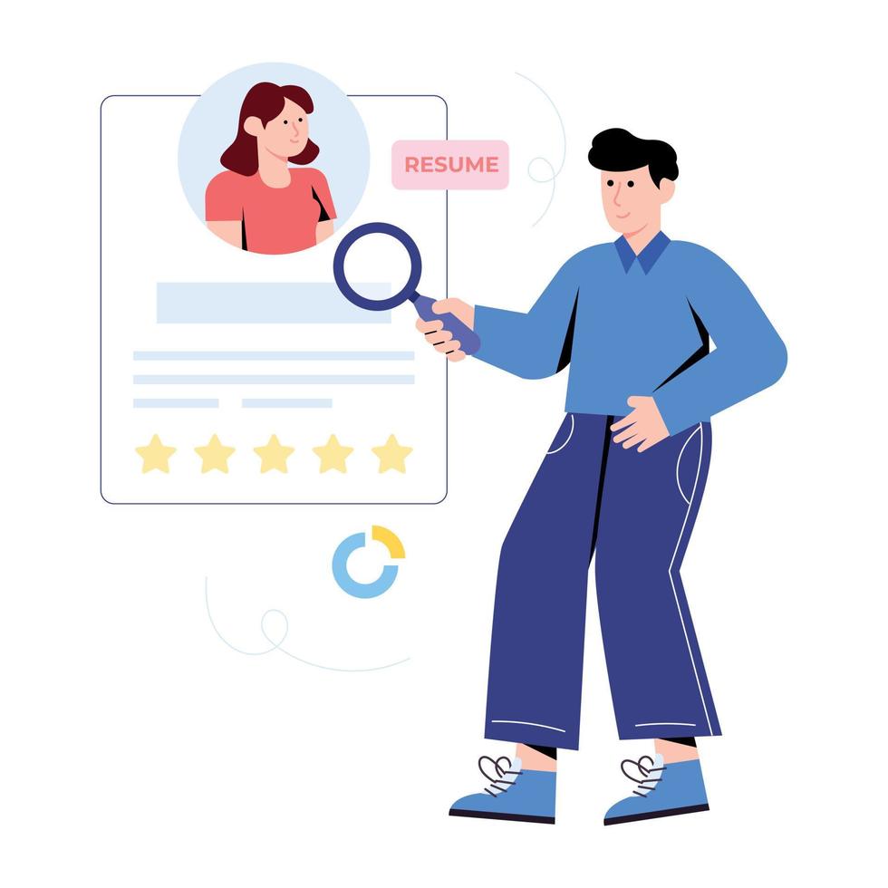 A business planning flat editable vector