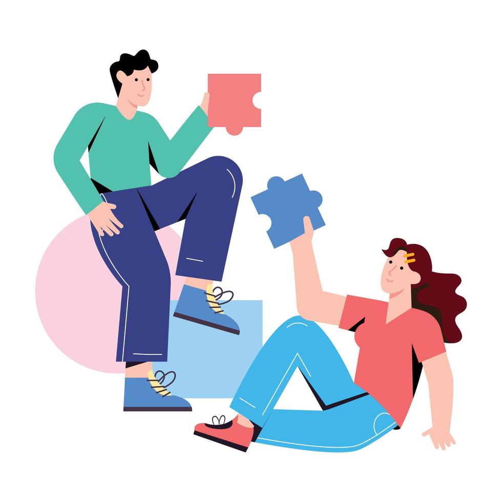 A business planning flat editable vector