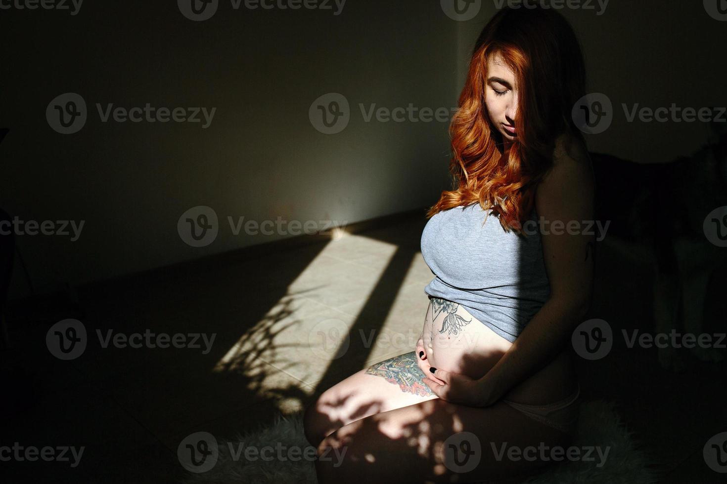 pregnant young woman photo