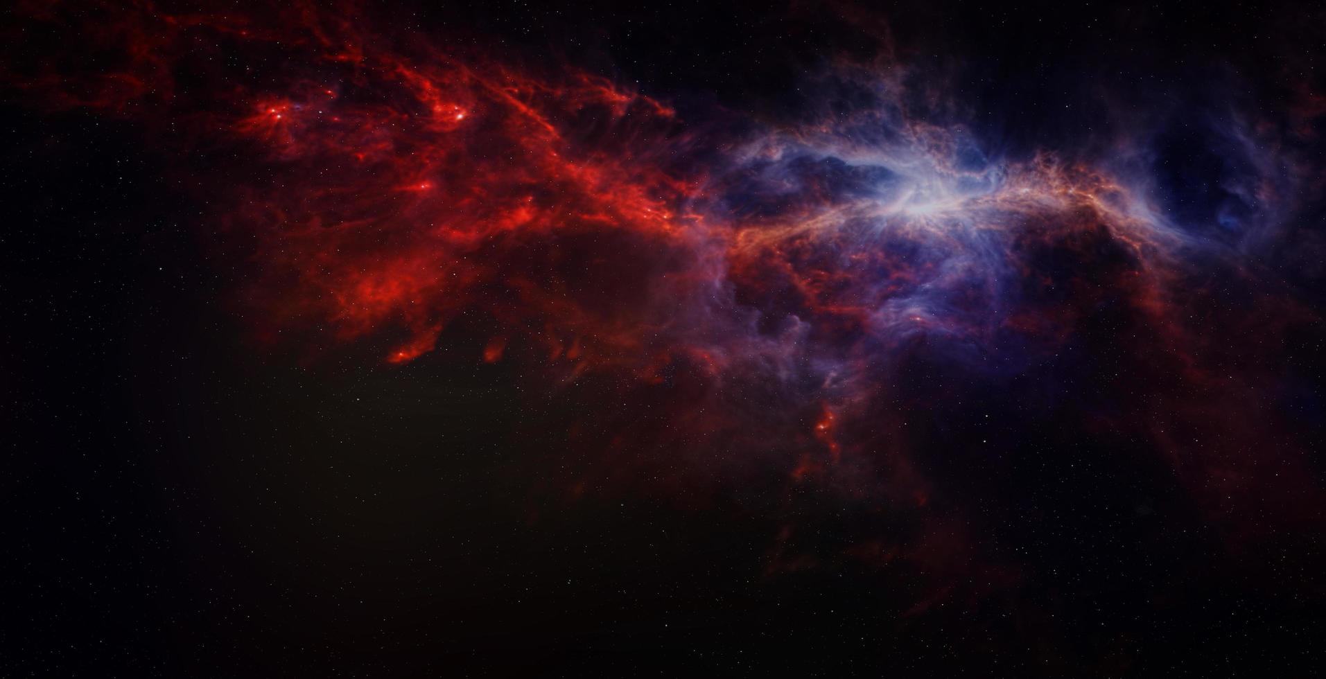 Space and glowing nebula background. Elements of this image furnished by NASA. photo