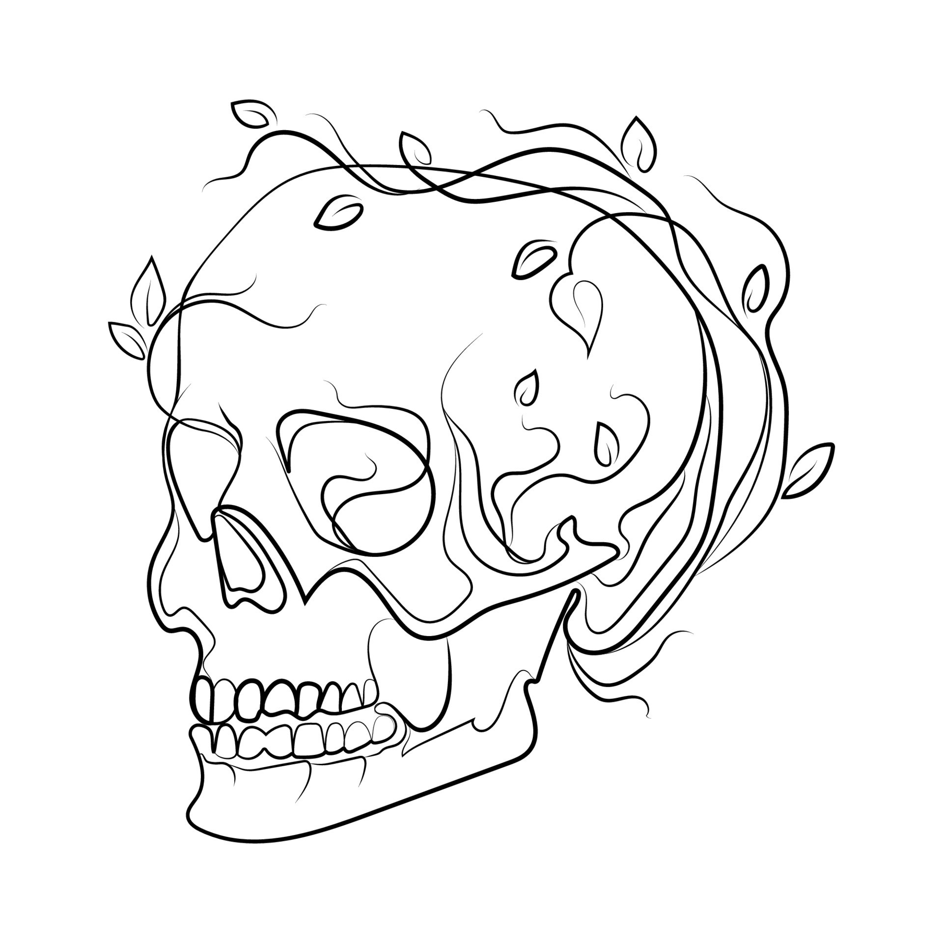 Share 111 about skull drawing tattoo unmissable  indaotaonec