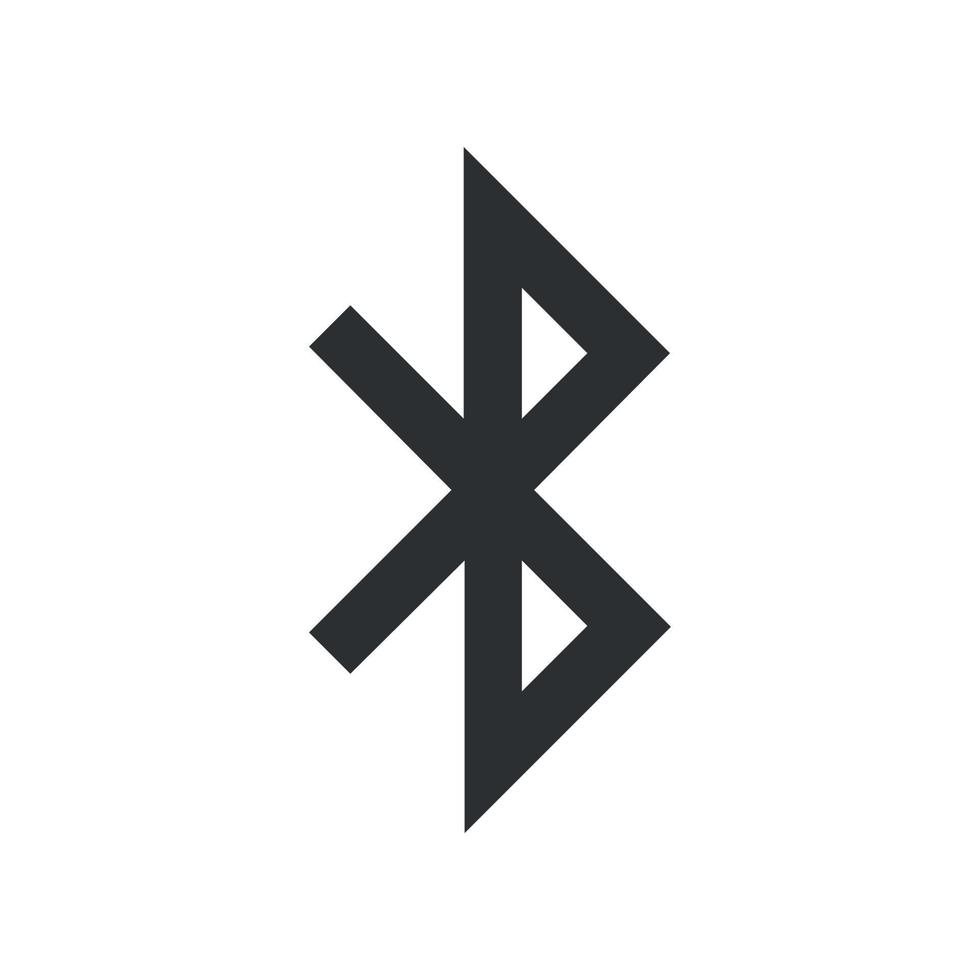 Bluetooth sign vector icon. Mobile network symbol. for your design