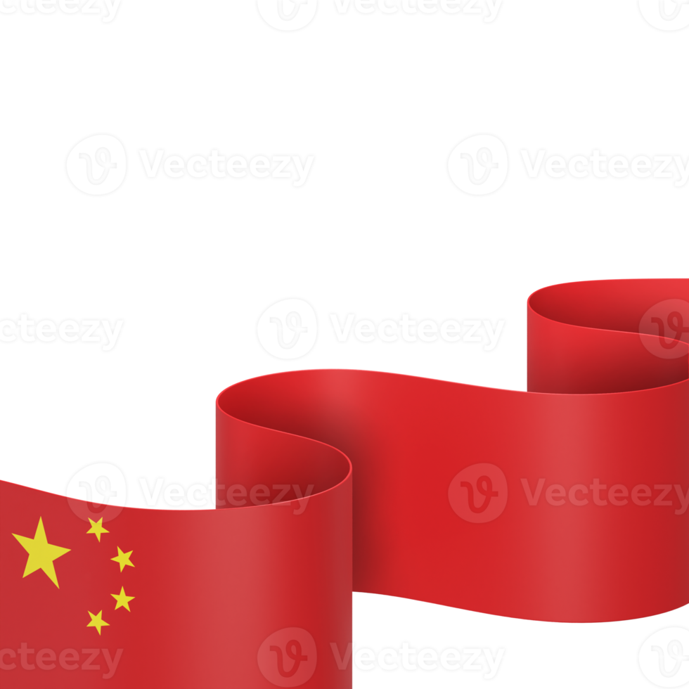 China flag design national independence day banner element transparent background png