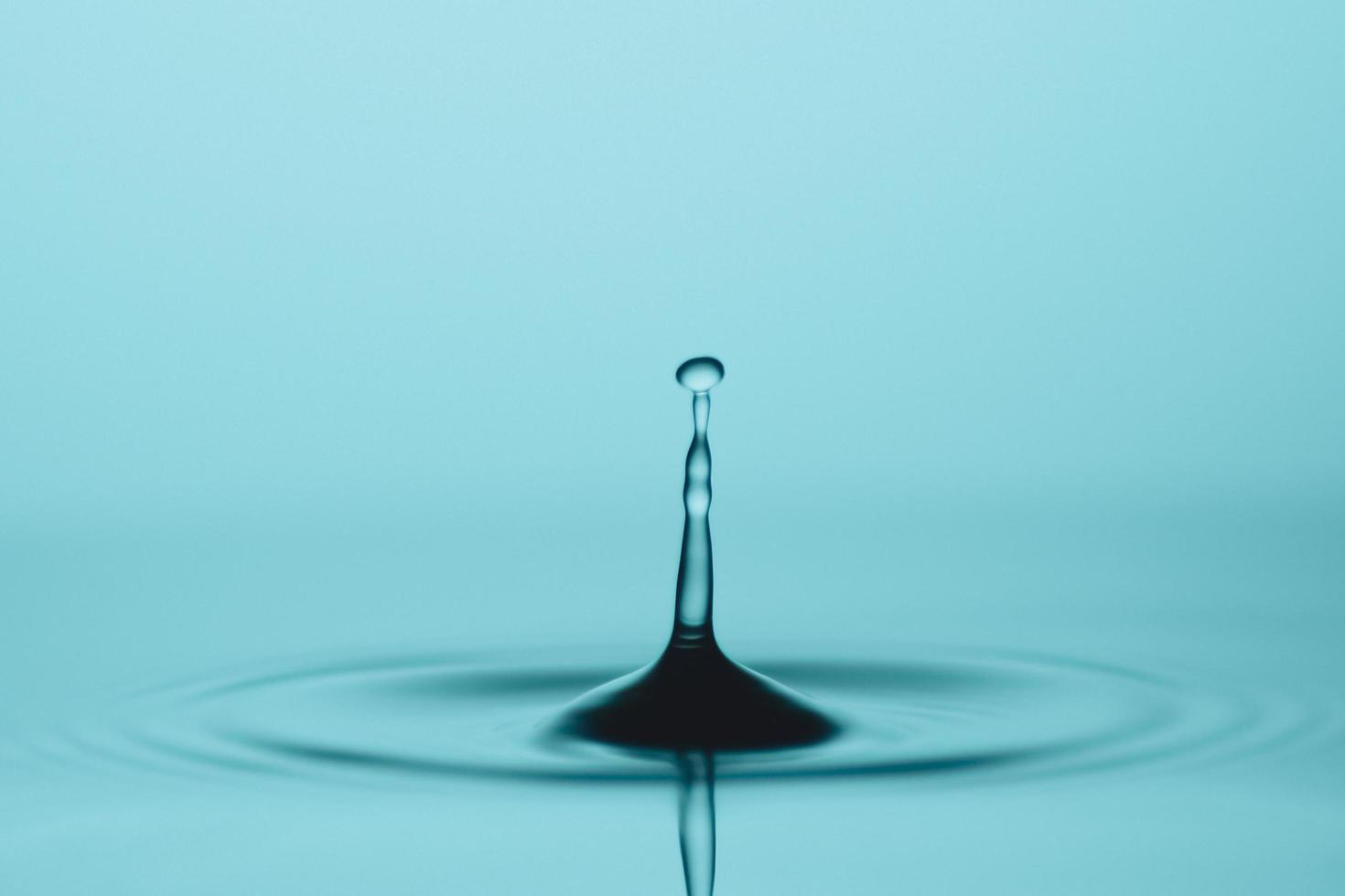 Drops of water and splashes. Water shape abstract background concept. photo